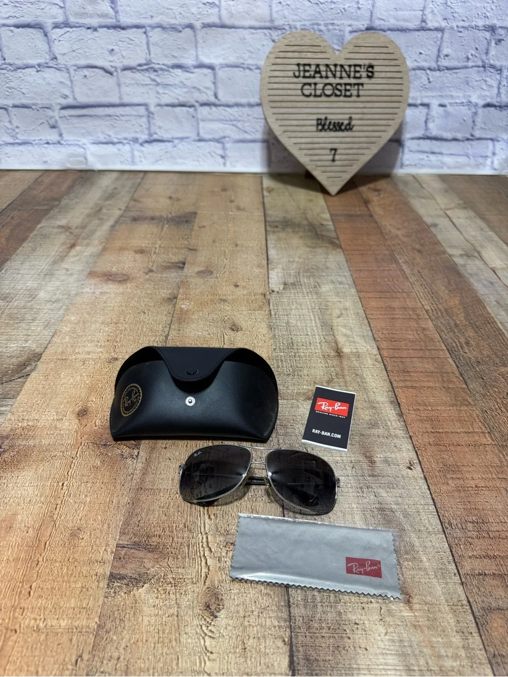 Ray-Ban RB3267 Silver with Grey Fade Lens 64mm Sunglasses These may have some mi
